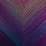 Abstract Line Art Continuous Flowing Design