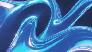 Abstract Plasma Energy Field Blue Glow