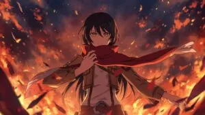 Attack on Titan Mikasa Ackerman Scarf