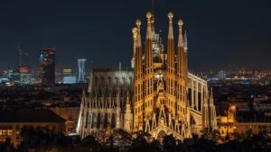Barcelona Sagrada Familia Gothic Spires