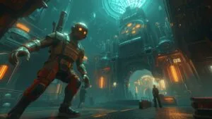 BioShock Big Daddy Little Sister Rapture