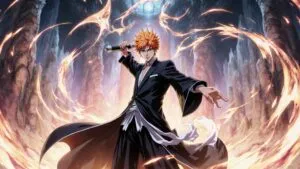 Bleach Ichigo Kurosaki Bankai Tensa Zangetsu