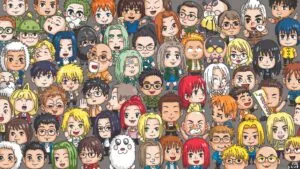 Chibi Style Character Collection  Pattern