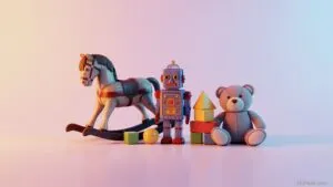 Childhood Toy Nostalgia Art