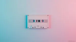 Classic Cassette Tape Object