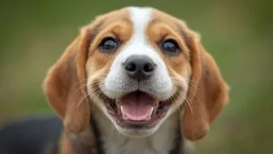 Cute Beagle Puppy Smile