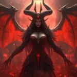 Diablo IV Lilith Mother of Sanctuary Red Smoke