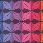 Geometric Diamond Grid Lines Minimalist