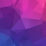 Geometric Triangle Low Poly Art Design