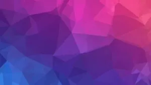 Geometric Triangle Low Poly Art Design