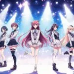 Idol Group Concert Stage Performance Bright Lights