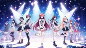 Idol Group Concert Stage Performance Bright Lights