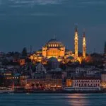 Istanbul Hagia Sophia Blue Mosque View