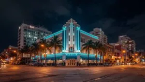 Miami South Beach Art Deco District