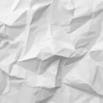 Minimalist White Paper Crumple Texture Art