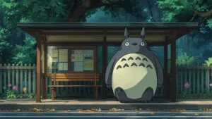 My Neighbor Totoro Bus Stop Scene