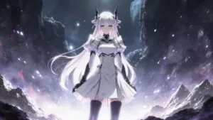 Nier Automata 2B White Compact Dress