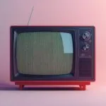 Old Television Static Screen