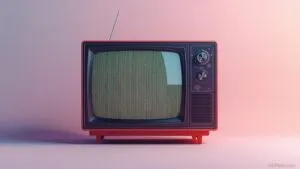 Old Television Static Screen