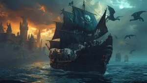 Pirate Ship Skeleton Crew Cursed