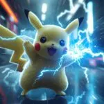 Pokémon Pikachu Thunderbolt Electric Attack