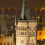 Prague Charles Bridge Old Town Towers