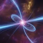 Pulsar Star Energy Burst Abstract Art