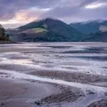 Tidal Flats Low Tide Sand Patterns Abstract Texture
