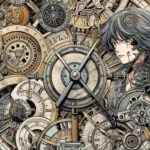Time Traveler Clockwork Devices Abstract Background