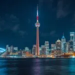 Toronto CN Tower Waterfront View