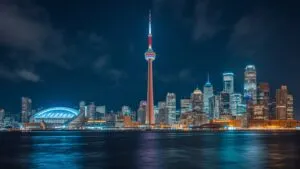 Toronto CN Tower Waterfront View