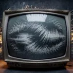 Vintage Television Static Screen Channel Noise Texture