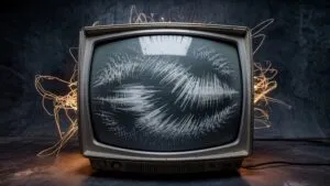 Vintage Television Static Screen Channel Noise Texture