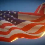 4th of July American Flag Slow Motion