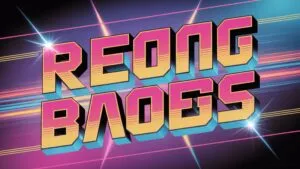 80s TV Show Opening Credits Style Typography