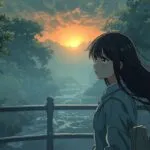 A Silent Voice Shoya and Shoko Bridge Scene