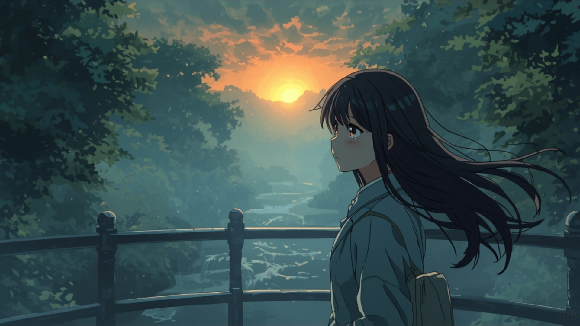 a silent voice shoya and shoko bridge scene wallpaper, anime, a silent voice, beautiful, drama, emotion, shoko, shoya, desktop, mobile, background