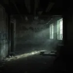 Abandoned Building with Dim Lights