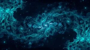 Abstract Fractal Geometry Deep Space Art