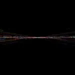 Abstract Light Streaks Dark Background Dynamic