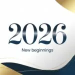 Abstract New Year 2026 Resolution Design Art