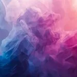 Abstract Smoke Cloud Colorful Diffused Light