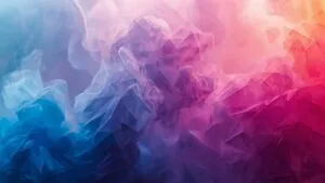 Abstract Smoke Cloud Colorful Diffused Light