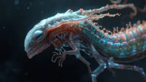 Alien Species Abstract Lifeform Art