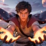 Anime Boy Summoning Fire