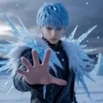Anime Boy With Ice Powers