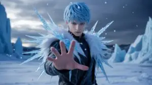 Anime Boy With Ice Powers