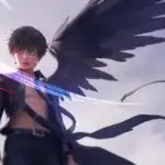 Anime Boy With Nightfall Wings