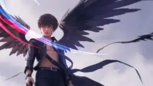 Anime Boy With Nightfall Wings