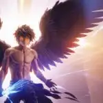 Anime Boy With Shadow Wings